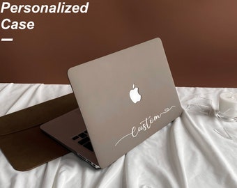 Étui de protection rigide marron pour Macbook Air 11/13 Pro 13/14/15/16 pouces 2008-2021