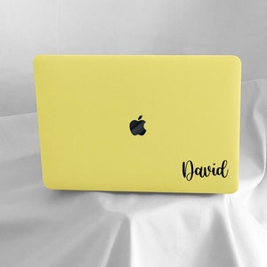 Faint Yellow Macbook Case Personalized Case For Macbook Pro 13/14/15/16 Case, Macbook Air 13 Case, laptop Case