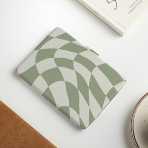 Green Check Personalized kindle Case, Kindle Paperwhite Case, All-new Kindle Case Case Cover for Kindle Paperwhite 1-4, Kindle 2019,2022