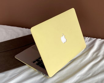 Funda protectora rígida amarilla nueva Pro Mac para MacBook Air 11/13 Pro13/14/15/16 pulgadas (2008-2025)