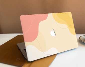 Bright Yellow Abstract New Pro Mac Hard Protective Case Personalized Name For Macbook Air 11/13 Pro13/15/16 2008-2020 12 Inch