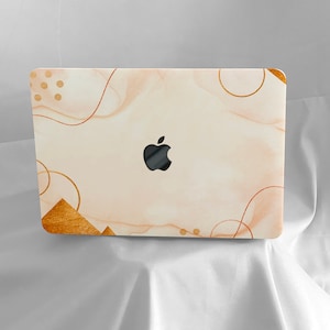 Geometric Yellow Art New Pro Mac Hard Protective Case Personalized Name For Macbook Air 11/13 Pro13/15/16 2008-2020