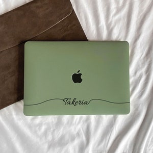 Army Green New Pro Mac Hard Protective Case For Macbook Air 11/13 Pro13/14/15/16 Inch 2008-2021