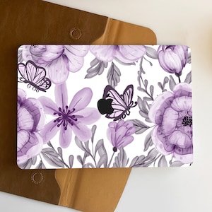 Butterfly Flora Macbook Case Personalized Case For Macbook Pro 13/14/15/16 Case, Macbook Air 13 Case, laptop Case