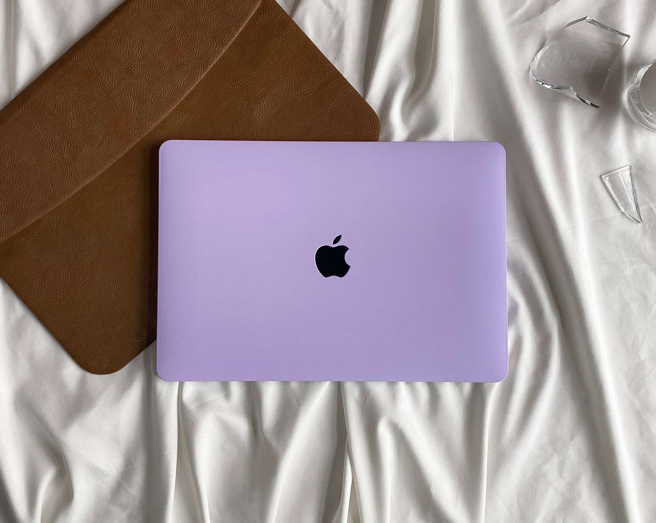 Light purple top macbook air case