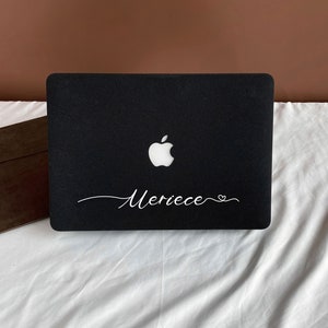 Black Frosted Texture New Pro Mac Hard Protective Case For Macbook Air 11/13 Pro13/14/15/16 Inch 2008-2021
