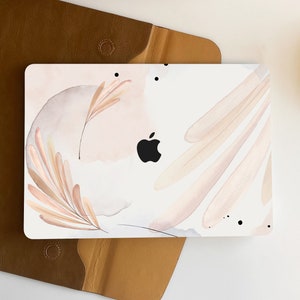 Watercolour Abstract Botanical Macbook Case Personalized Case For Macbook Pro 13/14/15/16 Case, Macbook Air 13 Case, laptop Case