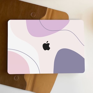 Purple Shell Art Macbook Case Personalized Case For Macbook Pro 13/14/15/16 Case, Macbook Air 13 Case, laptop Case