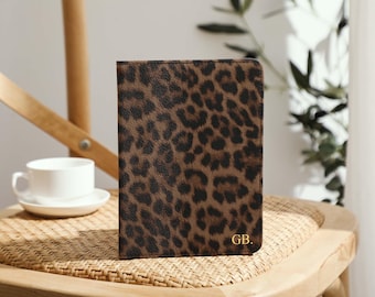 Leer met luipaardprint Gepersonaliseerd leer Kindle paperwhite 6,8" hoesje, KPW 3/4/5/6 leren hoesje, geheel nieuwe Kindle-hoes, 7" hoesje Kindle