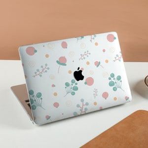 Fresh Flowers Transparent Crystal Clear Hard Case Cover For Macbook Pro 13/14/15/16 Case, Macbook Air 13 Case, laptop Case, A3113