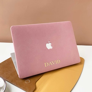 Peach Yogurt MacBook Hard Protective Case For Macbook Air 11/13 Pro13/14/15/16 Personalized Name A2681 2338 2008-2022Laptop