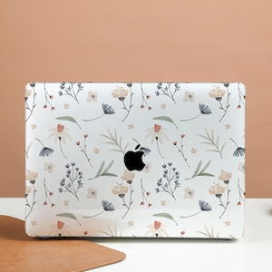 Fresh Flowers Transparent Crystal Clear Hard Case Cover For Macbook Pro 13/14/15/16 Case, Macbook Air 13 Case, laptop Case, A3113