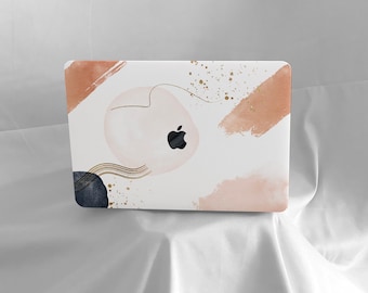 Aquarelle abstraite nouveau Pro Mac étui de protection rigide nom personnalisé pour Macbook Air 11/13 Pro13/15/16 2008-2020 12 pouces