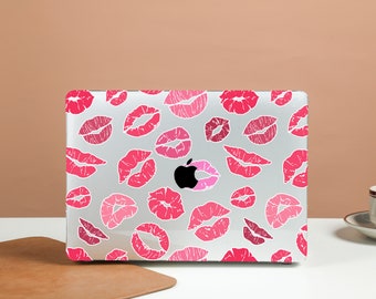 Sexy Lips Transparent Crystal Clear Hard Case Cover For Macbook Pro 13/14/15/16 Case, Macbook Air 13 Case, laptop Case, A3113, A2991