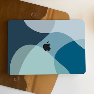 Intersect Curved Ellipses New Pro Mac Hard Protective Case Personalized Name For Macbook Air 11/13 Pro13/15/14/16 2008-2021 12 Inch