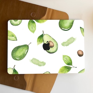 Avocado Leaf Macbook Case Personalized Case For Macbook Pro 13/14/15/16 Case, Macbook Air 13 Case, laptop Case