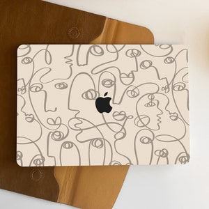 Abstract Art Lines New Pro Mac Hard Protective Case Personalized Name For Macbook Air 11/13 Pro13/14/15/16 2008-2022 Laptop