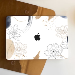 Art Flowers New Pro Mac Hard Protective Case Personalized Name For Macbook Air 11/13 Pro13/14/15/16 2008-2022 Laptop