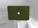 Olive Green Frosted Texture New Pro Mac Hard Protective Case For Macbook Air 11/13 Pro13/15/16 2008-2020 Inch 