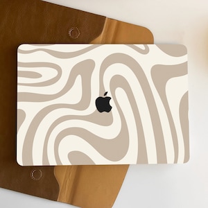 Brown Contour New Pro Mac Hard Protective Case Personalized Name For Macbook Air 11/13 Pro13/14/15/16 2008-2022 Laptop