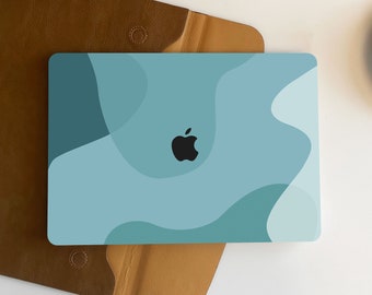 スチールブルーのMacBookラップトップケースカバー（MacBook Air 11/13