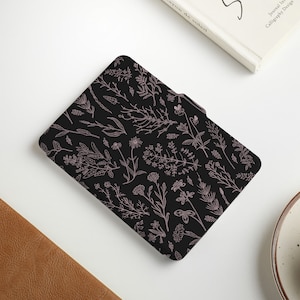 Black Plant Personalized kindle Case, Kindle Paperwhite Case, All-new Kindle Case Case Cover for Kindle Paperwhite 1-4, Kindle 2019,2022