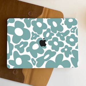 Green and White Flower Garden New Pro Mac Hard Protective Case Personalized Name For Macbook Air 11/13 Pro13/14/15/16 2008-2022 Laptop