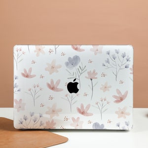 Fresh Flowers Transparent Crystal Clear Hard Case Cover For Macbook Pro 13/14/15/16 Case, Macbook Air 13 Case, laptop Case, A3113
