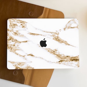 Gold Marble Pattern Macbook Case Personalized Case For Macbook Pro 13/14/15/16 Case, Macbook Air 13 Case, laptop Case