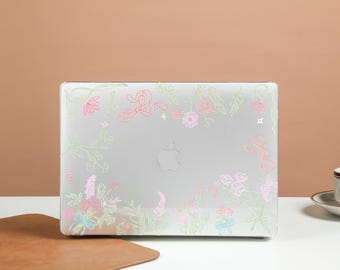 クリスタルクリアなパーソナライズドMacBookケース（MacBook Pro 13 14