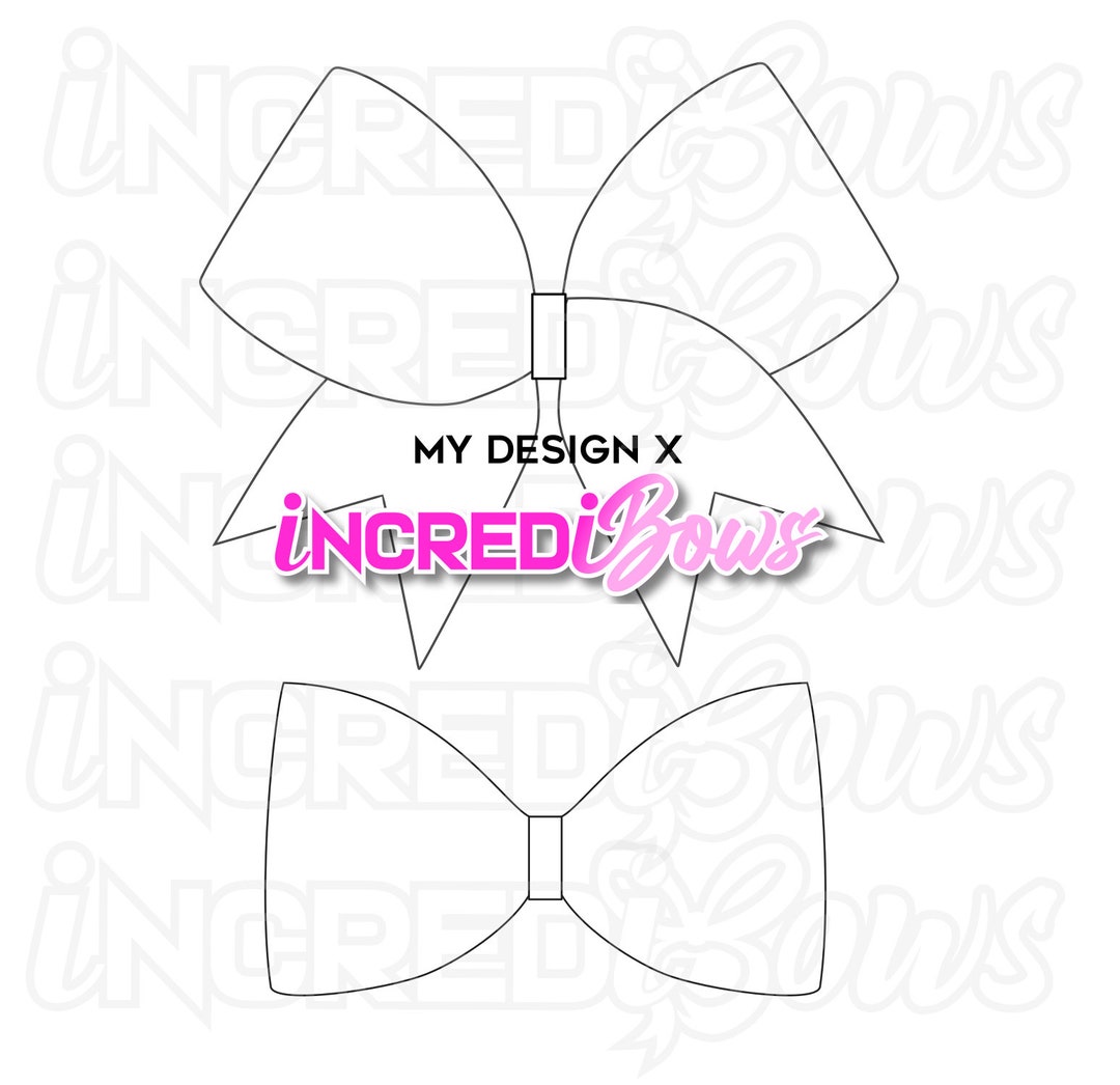 Printable DIY Cheer Bow Design Coloring Page - Etsy