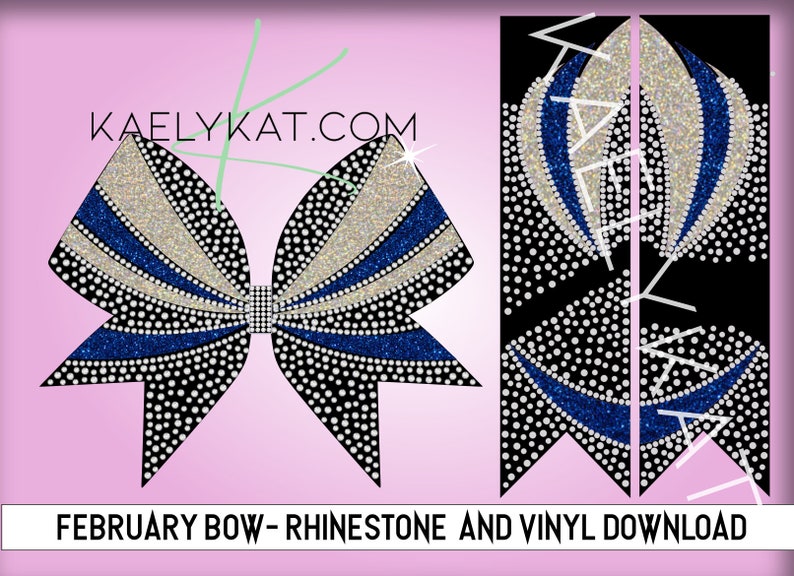 Rhinestone Template and Vinyl Design for Cheer Bows SVG File Etsy Rhinestone Template and Vinyl Design for Cheer Bows SVG File Etsy
