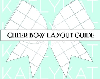Cheer Bow Template Mat and Graphic Placement Guide Etsy Cheer Bow Template Mat and Graphic Placement Guide Etsy