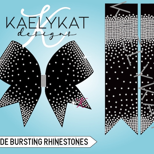 Rhinestone Template and Vinyl Design for Cheer Bows SVG File Etsy Rhinestone Template and Vinyl Design for Cheer Bows SVG File Etsy
