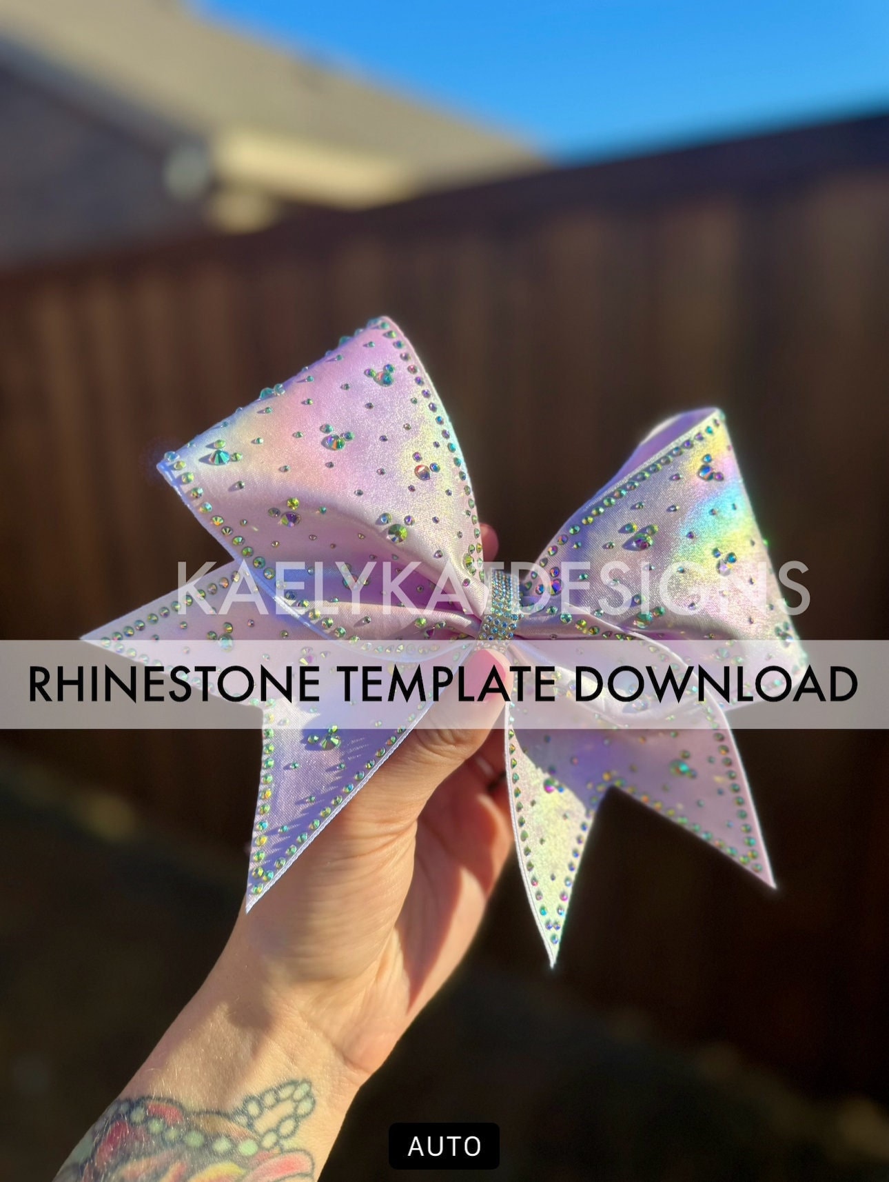 CHEERBOW Rhinestone Template Download Etsy