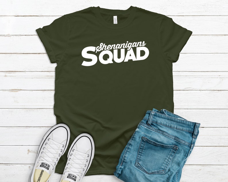 Let/'s Day Drink Drinking Shirts Lucky Top Matching St Patricks Day TShirts St Patrick/'s Day T-Shirt Irish Tee Shenanigans Squad Shirt