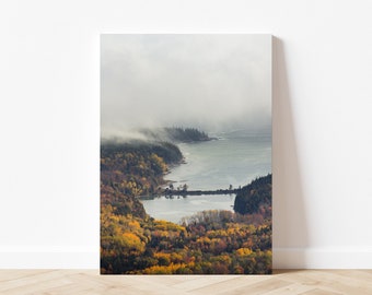 Acadia National Park Photo Print: Stormy Fall Day, Maine (13x19)