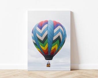 Hot Air Balloon Photo Print: Colorful Wall Art (13x19)