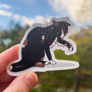 Christmas Cat Sticker