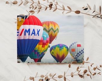 5x7 Hot-Air Balloon Greeting Card - Blank Interior