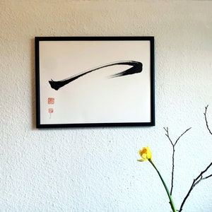 Oneness, handgeschriebene Kalligrafie, Original! Kein Druck Zen Kunst