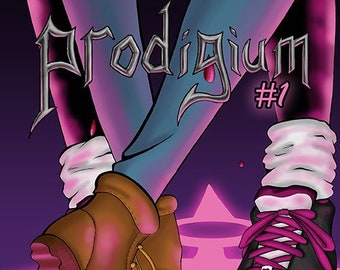 Prodigium issue #1 indie comic book- Rare first run, Popular action webcomic, funny mystery anime, gorgeous superhero manga, beautiful art