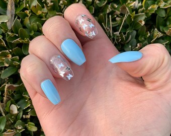 Butterfly Nails Etsy Butterfly Nails Etsy