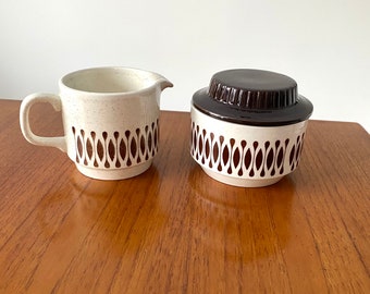 1970s Biltons Sugar Bowl and Creamer