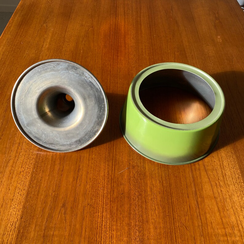 1970s Avocado Green Tube Pan Angel Food Cake Pan Etsy