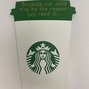 Custom Starbucks Gift Card Holder
