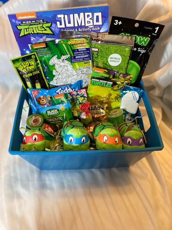 Teenage Mutant Ninja Turtle Gift Basket Etsy