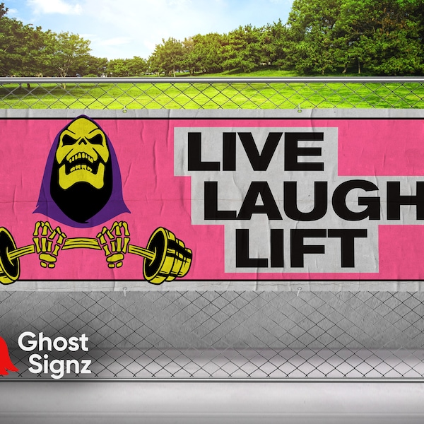 Skeletor Live Laugh Love Wall Art Etsy