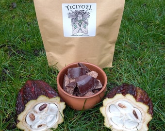 Certified organic ceremonial grade cacao from Mayan indigenous women's collective Ruk’u’x’Ulew.