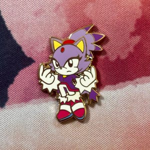 Blaze the Cat Enamel Pin